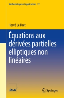 Equations aux derivees partielles elliptiques non lineaires