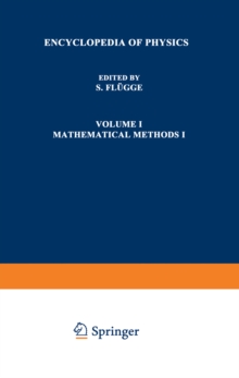 Mathematische Methoden I / Mathematical Methods I