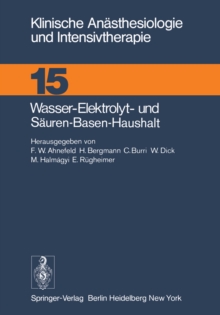 Wasser-Elektrolyt- und Sauren-Basen-Haushalt : XX. Kasseler Symposium, 18./19.2.1977