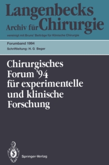 111. Kongre der Deutschen Gesellschaft fur Chirurgie Munchen, 5.-9. April 1994