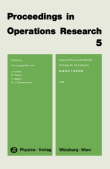 Proceedings in Operations Research 5