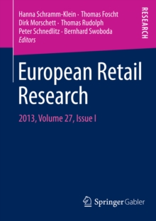 European Retail Research : 2013, Volume 27, Issue I