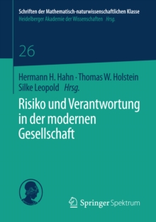 Risiko und Verantwortung in der modernen Gesellschaft