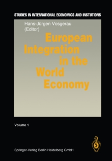 European Integration in the World Economy