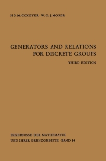 Generators and Relations for Discrete Groups