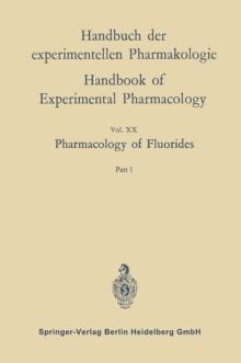Pharmacology of Fluorides : Part 1