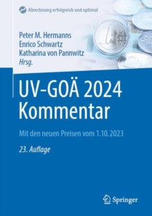 UV-GOA 2024 Kommentar : Mit den neuen Preisen vom 1.10.2023