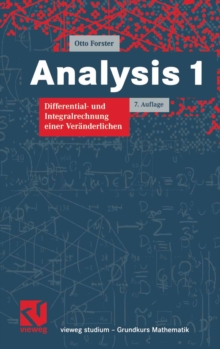 Analysis 1 : Differential- und Integralrechnung einer Veranderlichen