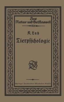 Tierpsychologie Eine Einfuhrung in die vergleichende Psychologie