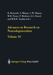 Advances in Research on Neurodegeneration : Volume 10