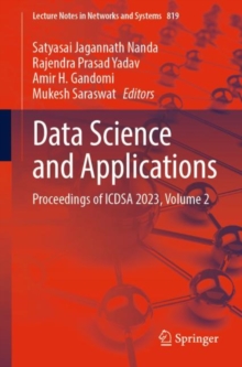 Data Science and Applications : Proceedings of ICDSA 2023, Volume 2