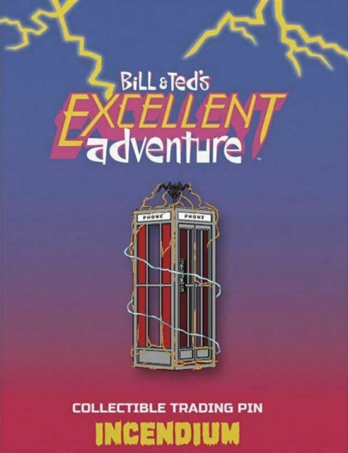 Bill And Ted's Excellent Adventure Phone Booth Lapel Pin, General merchandize Book