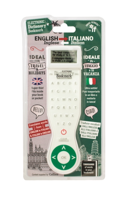 Electronic Dictionary Bookmark (Travel Edition) - Italian-English, General merchandize Book