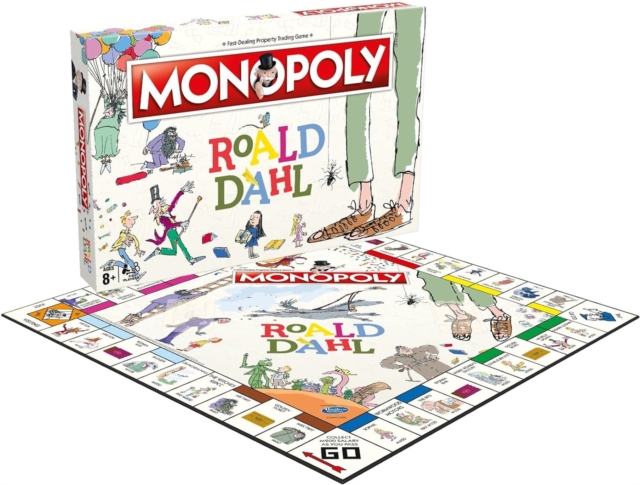 Roald Dahl Monopoly Board Game, Toy Book