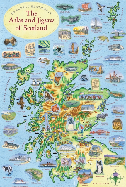 ATLAS & JIGSAW OF SCOTLAND,  Book