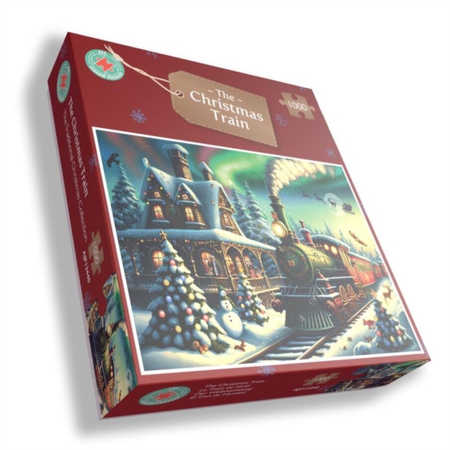 The Christmas Train 1000 Piece Puzzle, Paperback Book
