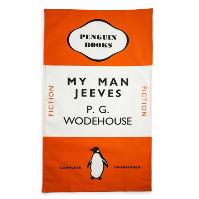 MY MAN JEEVES TEA TOWEL ORANGE,  Book