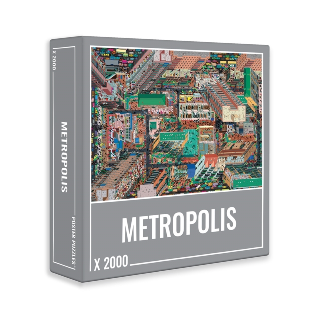 Metropolis Jigsaw Puzzle (2000 pieces), Paperback Book
