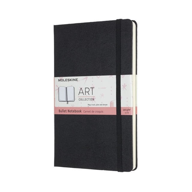 ART BULLET NOTEBOOK LARGE BLACK, Hardback Book