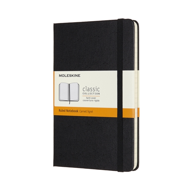 Moleskine Medium Ruled Hardcover Notebook : Black, Notebook / blank book Book