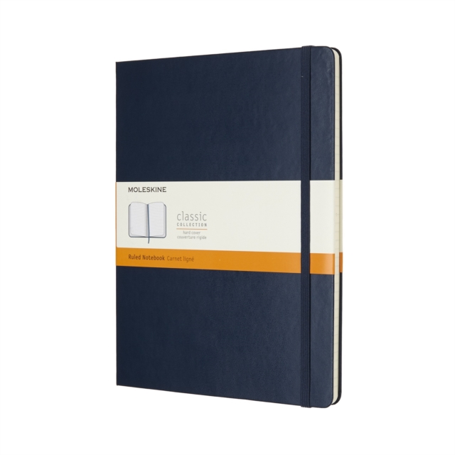 Moleskine Sapphire Blue Extra Large Ruled Notebook Hard, Paperback Book