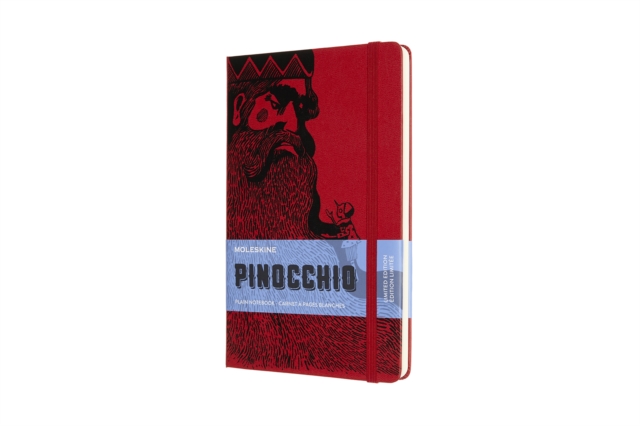 Moleskine Limited Edition Pinocchio Large Plain Notebook : Mangiafuoco, Paperback Book