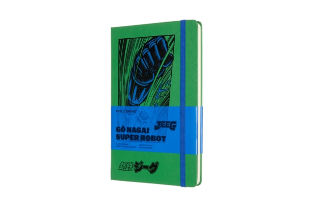 Moleskine Limited Edition Go Nagai Super Robot Large Plain Notebook : Jeeg Robot, Paperback Book