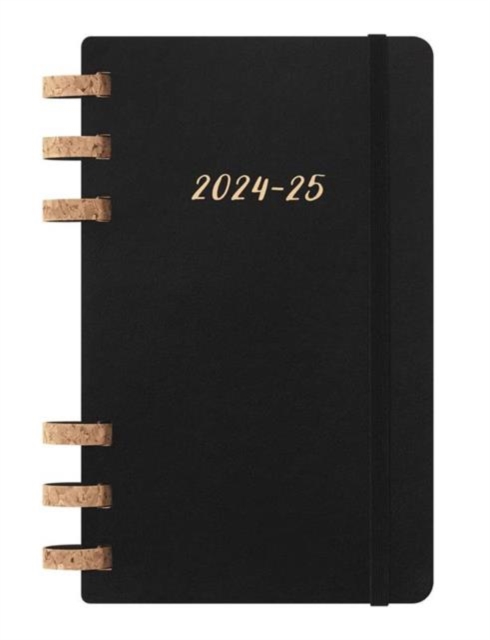 Moleskine 2025 12-Month Large Softcover Academic Spiral Planner : Black, Paperback Book