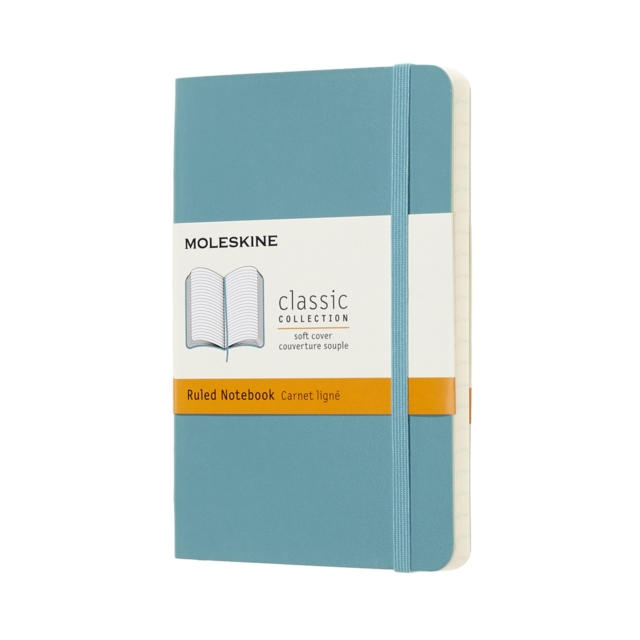 Moleskine Reef Blue Notebook Pocket Ruled Soft, Paperback Book