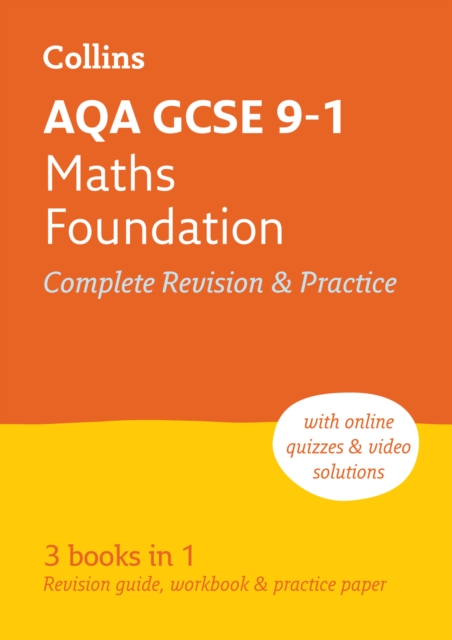 AQA GCSE 9-1 Maths Foundation All-in-One Complete Revision and Practice : Ideal for Home Learning, 2022 and 2023 Exams, Paperback / softback Book