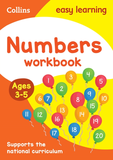 Numbers Workbook Ages 3-5 : Prepare for Preschool with Easy Home Learning, Paperback / softback Book