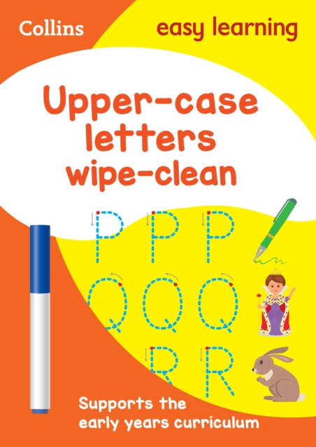 Upper Case Letters Age 3-5 Wipe Clean Activity Book : Ideal for Home Learning, Other book format Book