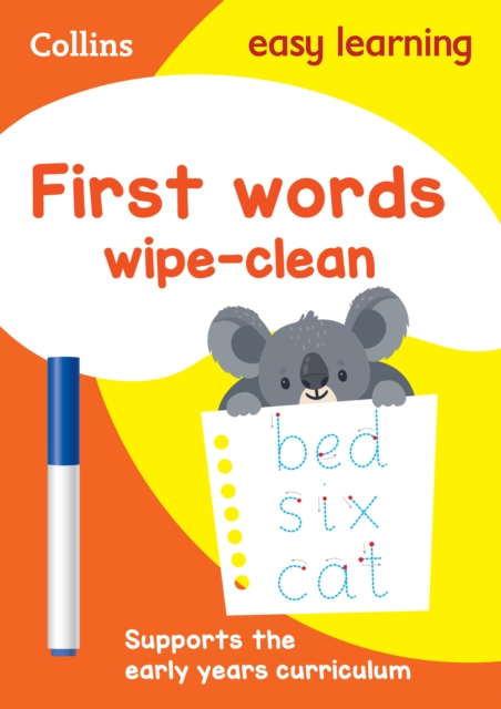 First Words Age 3-5 Wipe Clean Activity Book : Ideal for Home Learning, Other book format Book