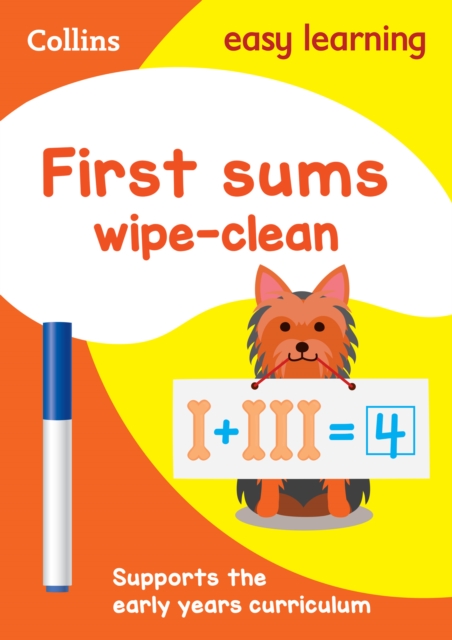 First Sums Age 3-5 Wipe Clean Activity Book : Ideal for Home Learning, Other book format Book