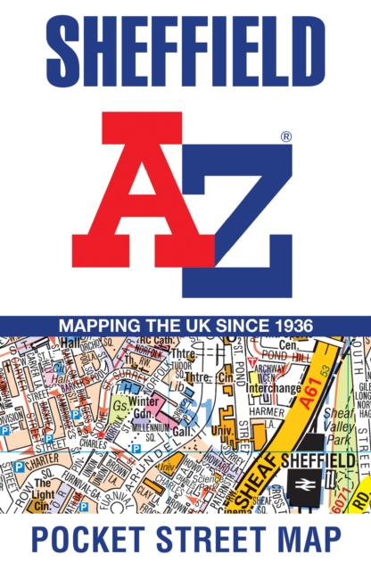 Sheffield A-Z Pocket Street Map, Sheet map, folded Book