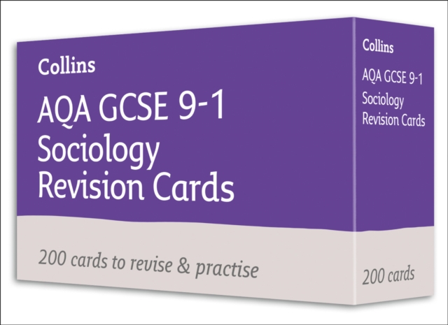 AQA GCSE 9-1 Sociology Revision Cards : Ideal for the 2024 and 2025 Exams, Cards Book