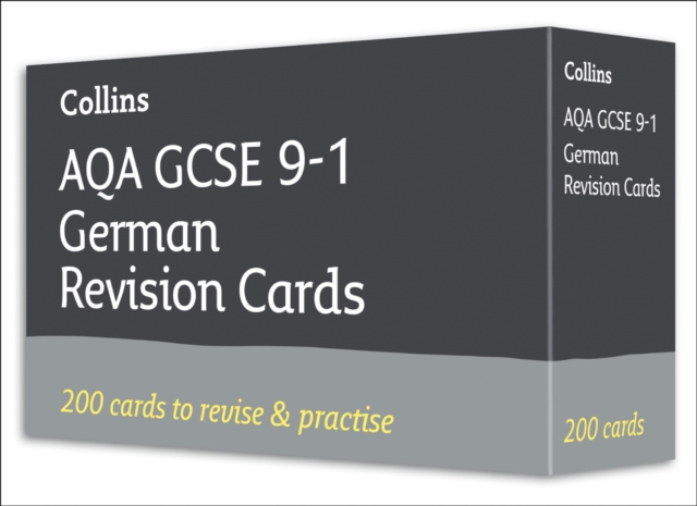 AQA GCSE 9-1 German Vocabulary Revision Cards : Ideal for the 2024 and 2025 Exams, Cards Book