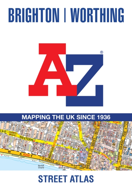 Brighton and Worthing A-Z Street Atlas, Paperback / softback Book