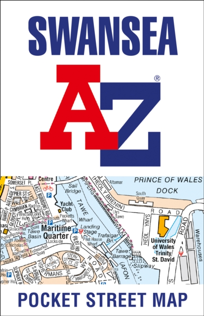 Swansea A-Z Pocket Street Map, Sheet map, folded Book