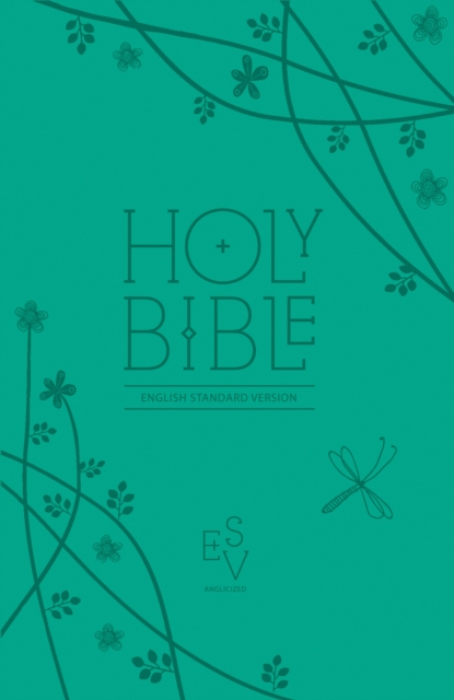 Holy Bible English Standard Version (ESV) Anglicised Teal Compact Edition with Zip, Leather / fine binding Book