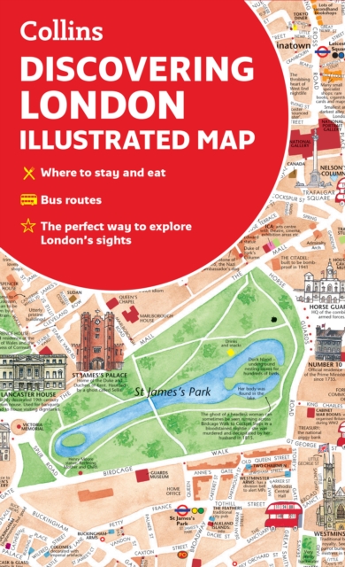 Discovering London Illustrated Map, Sheet map, folded Book
