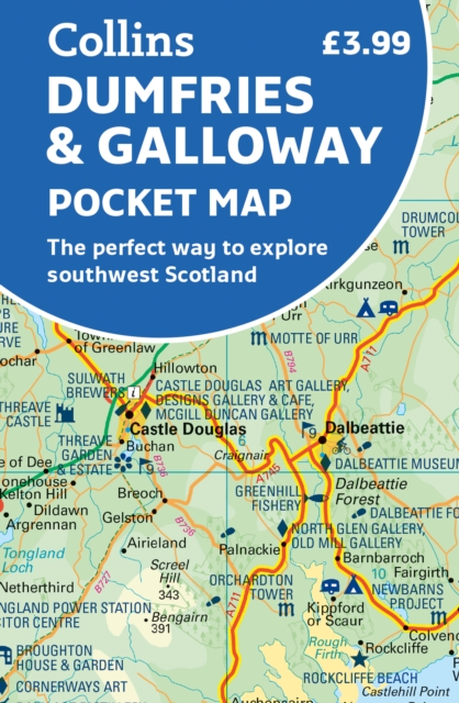 Dumfries & Galloway Pocket Map : The Perfect Way to Explore Southwest Scotland, Sheet map, folded Book
