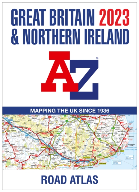 Great Britain A-Z Road Atlas 2023 (A3 Paperback), Paperback / softback Book