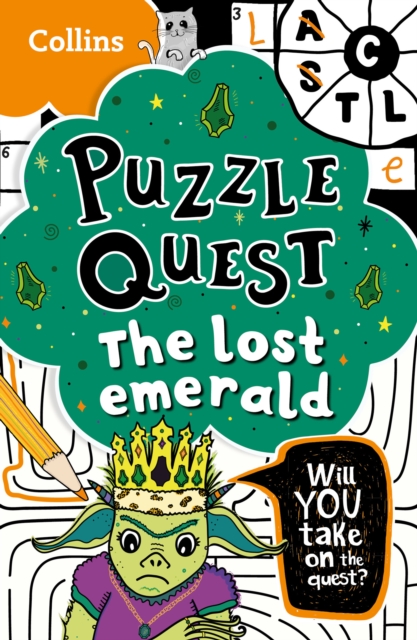 The Lost Emerald : Solve More Than 100 Puzzles in This Adventure Story for Kids Aged 7+, Paperback / softback Book