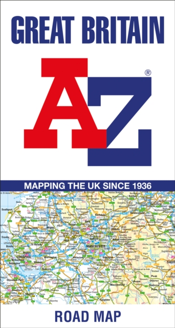 Great Britain A-Z-Road Map, Sheet map, folded Book