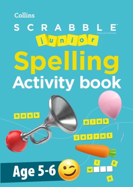 SCRABBLE™ Junior Spelling Activity book Age 5-6, Paperback / softback Book