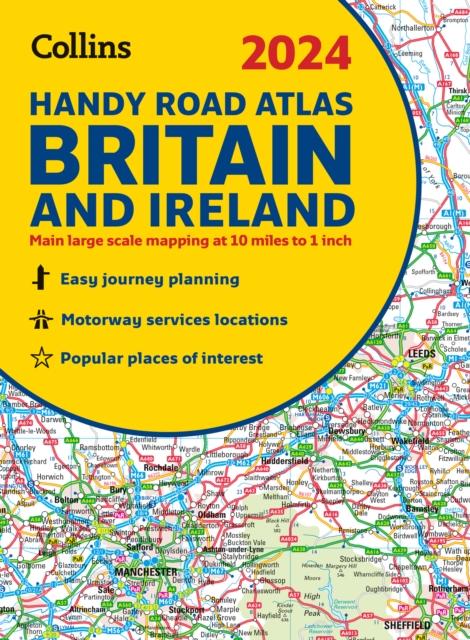 2024 Collins Handy Road Atlas Britain and Ireland : A5 Spiral, Spiral bound Book