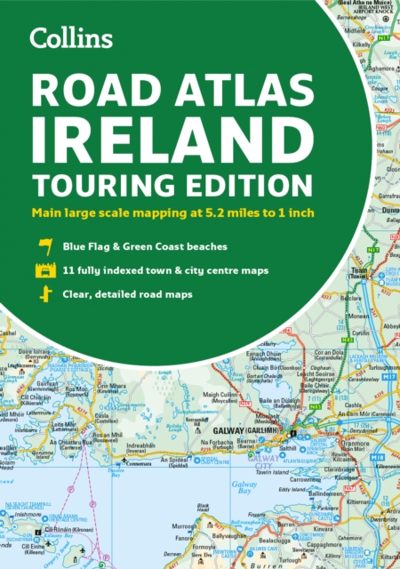 Road Atlas Ireland : Touring Edition A4 Paperback, Paperback / softback Book