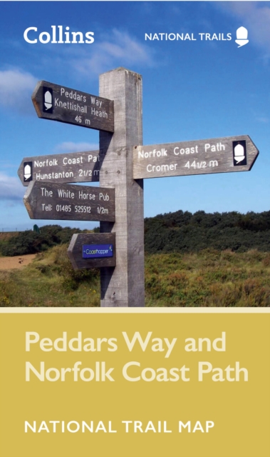 Peddars Way and Norfolk Coast Path National Trail Map, Sheet map, folded Book