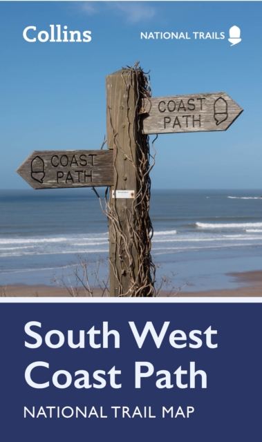 South West Coast Path National Trail Map, Sheet map, folded Book